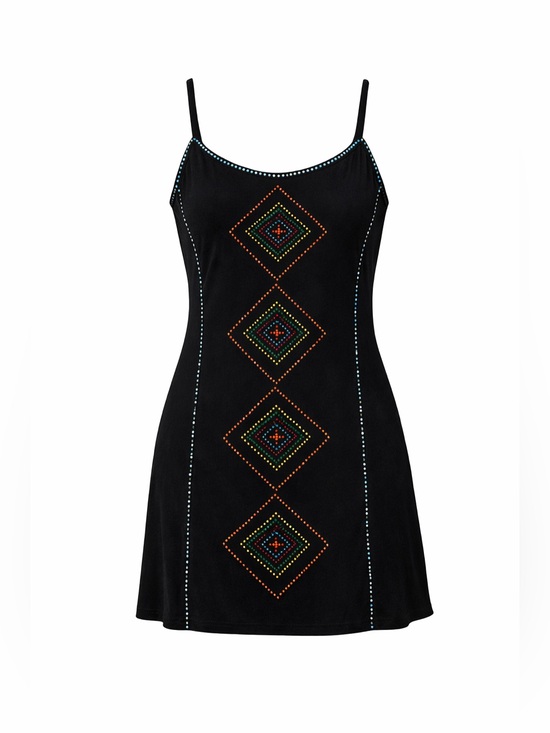 Karen Millen Dresses & Skirts - Karen Millen Vintage 90s Black Stretch Beaded Dress